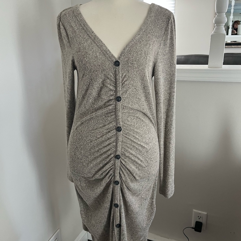 Aqua Heathered Knit Top